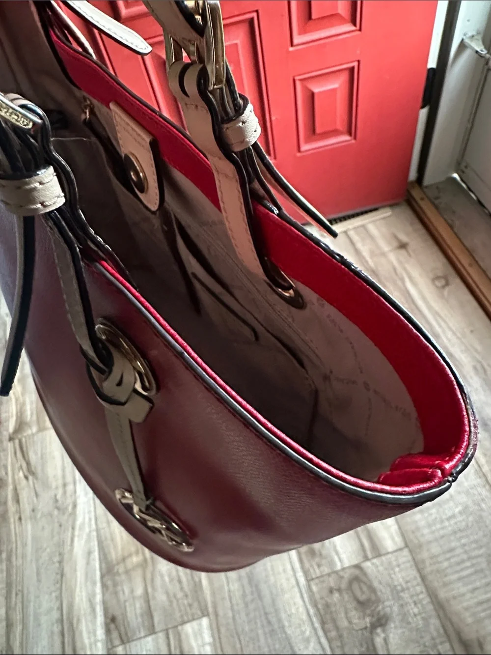 Michael Kors bold red